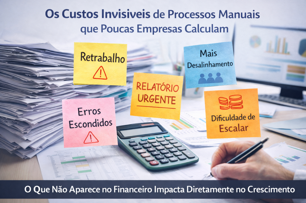 Os custos invisíveis de processos manuais que poucas empresas calculam